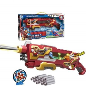 تفنگ اسباب بازی تیر فومی بلستر CIVIL WAR CAPTAIN AMERICA BLASTER-اسباب بازی